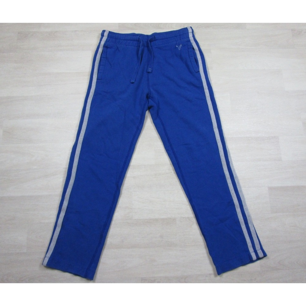 Vintage Y2K American Eagle Sweatpants Men's (S) Slim Fit Heavyweight Stripe